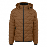 куртка  демисезонная, карманы, капюшон, съемный капюшон, стеганая, манжеты, размер XL, коричневый s.Oliver