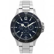 Наручные часы   TW2U13200, серебряный, синий Timex