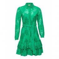 Платье , повседневное, свободный силуэт, мини, размер 46, зеленый Liu Jo