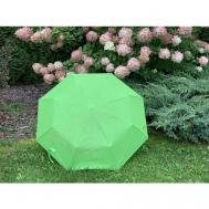 Зонт механика, 2 сложения, купол 85 см., 8 спиц, чехол в комплекте, для женщин, зеленый Нет бренда