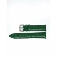 Ремешок застежка пряжка, размер 22, зеленый Нет бренда