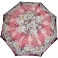 Зонт-трость , полуавтомат, купол 105 см., 8 спиц, деревянная ручка, для женщин, розовый, серый Zest