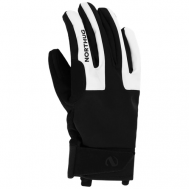 Перчатки , регулируемые манжеты, размер 7, черный, белый Northug