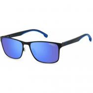 Солнцезащитные очки , прямоугольные, спортивные, с защитой от УФ, черный Carrera