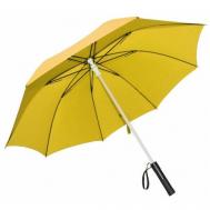 Зонт-трость механика, 2 сложения, купол 103 см., 8 спиц, желтый Нет бренда