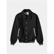 Куртка , силуэт свободный, карманы, размер XL, черный Uniform Bridge