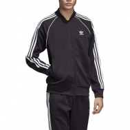 Олимпийка , силуэт прямой, размер XS, черный adidas Originals