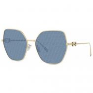 Солнцезащитные очки , бабочка, с защитой от УФ, для женщин, золотой Fendi