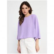 Блуза  , свободный силуэт, размер 44, фиолетовый Jetty