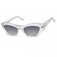 Солнцезащитные очки , кошачий глаз, градиентные, с защитой от УФ, для женщин, бесцветный EIGENGRAU