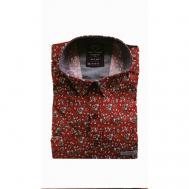 Рубашка , размер 6XL(66), красный Bettino