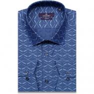 Рубашка , размер (48)M, синий Poggino