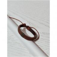Плетеный браслет, размер one size, коричневый ARÉ