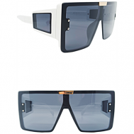 Солнцезащитные очки , квадратные, оправа: пластик, белый Morcello