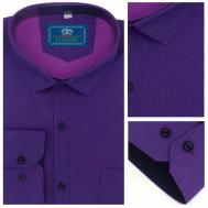 Рубашка , размер 51, фиолетовый Bendu