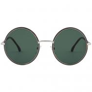 Солнцезащитные очки , круглые, оправа: пластик, с защитой от УФ, зеленый Paul Smith