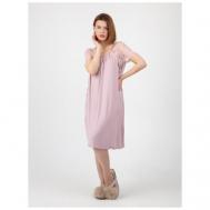 Сорочка  удлиненная, короткий рукав, размер 100, розовый Lilians