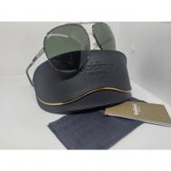 Солнцезащитные очки , авиаторы, оправа: металл, с защитой от УФ, золотой Baldinini