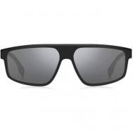 Солнцезащитные очки , квадратные, оправа: пластик, для мужчин, черный BOSS