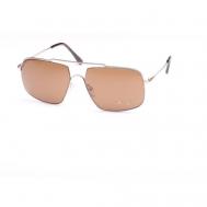Солнцезащитные очки , прямоугольные, оправа: металл, с защитой от УФ, устойчивые к появлению царапин, для мужчин, коричневый Tom Ford