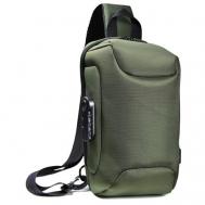 Рюкзак  планшет , зеленый BagsTags