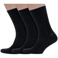 Мужские носки , 3 пары, размер 27, черный Dr. Feet