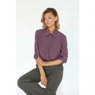 Блуза  , размер 54, фиолетовый LookLikeCat