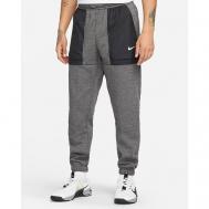 брюки , карманы, размер XL, серый, черный Nike