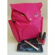 Рюкзак клатч  Грациозная Сова Эссенс sova-590070678208, фактура гладкая, розовый Adventure Chic
