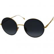 Солнцезащитные очки , круглые, оправа: металл, для женщин, золотой ISABEL MARANT