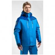 Куртка  CHEGET, средней длины, силуэт прямой, карманы, съемный капюшон, регулируемые манжеты, светоотражающие элементы, водонепроницаемая, карман для ски-пасса, мембранная, снегозащитная юбка, воздухопроницаемая, вентиляция, регулируемый капюшон, размер 5 Stayer