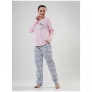 Пижама , размер 52, розовый VIENETTA