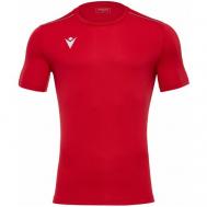 Футбольная футболка , размер S, красный MACRON