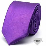 Галстук , узкий, однотонный, фиолетовый Westcolor