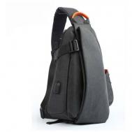 Рюкзак кросс-боди , серый Guangzhou Top Quality Leather Products