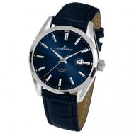 Наручные часы  Classic 1-1846B, синий, серебряный Jacques Lemans