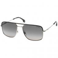 Солнцезащитные очки , авиаторы, оправа: металл, градиентные, для мужчин, серый Carrera