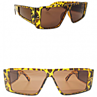 Солнцезащитные очки , прямоугольные, оправа: пластик, для женщин, коричневый Morcello