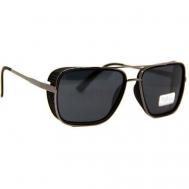 Солнцезащитные очки , квадратные, с защитой от УФ, поляризационные, для мужчин, черный MARX