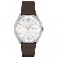 Наручные часы  Dress AR1999, белый, коричневый Emporio Armani