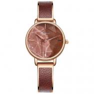 Наручные часы Набор женские часы с браслетом / Наручные часы + браслет женские, кварцевые, коричневый Beauty golik