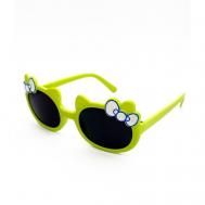 Солнцезащитные очки , кошачий глаз, со 100% защитой от УФ-лучей, для девочек, зеленый BB BODY BOOM