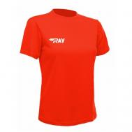 Беговая футболка , силуэт прилегающий, без чашки, размер 56, красный RAY