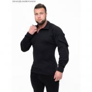 Рубашка , размер 48, черный Denis DA Andriyanov