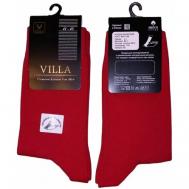 Носки , 3 пары, размер 29(43-45), красный VILLA