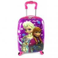 Умный чемодан  , ручная кладь, 20х45х30 см, 1.5 кг, розовый, фиолетовый Impreza