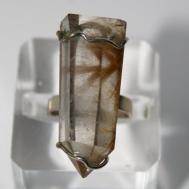 Кольцо , кварц, размер 17, коричневый True Stones