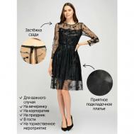 Платье , размер 50, черный VISERDI