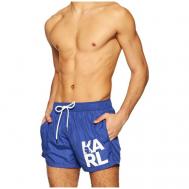 Шорты для плавания боксеры , размер L, синий Karl Lagerfeld