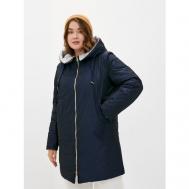 куртка  , демисезон/зима, силуэт прямой, капюшон, карманы, размер 38 Dixi-Coat